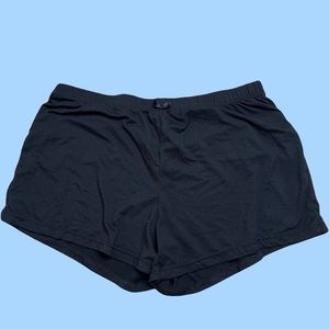 Black lounge comfy shorts